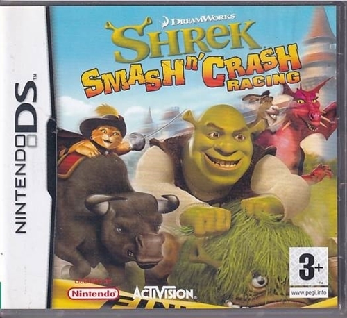 Shrek Smash n Crash Racing - Nintendo DS (A Grade) (Genbrug)